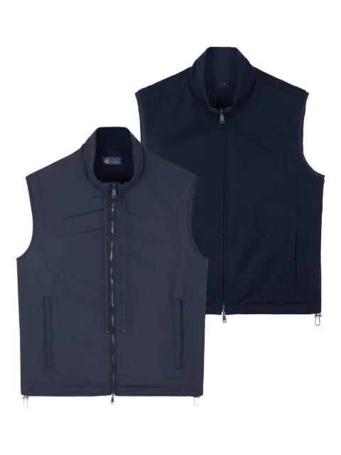 reversible zip-fastening gilet by PAUL&SHARK