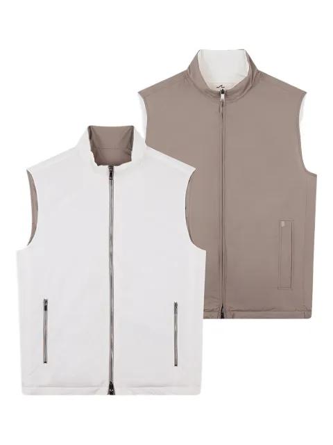 reversible zip-fastening gilet by PAUL&SHARK