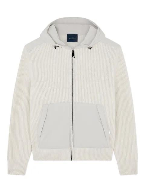 rib-knit hoodie by PAUL&SHARK