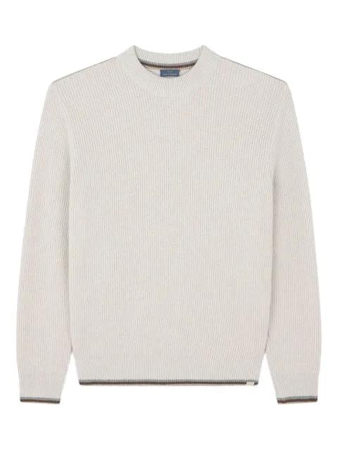 ribbed crew-neck sweater by PAUL&SHARK