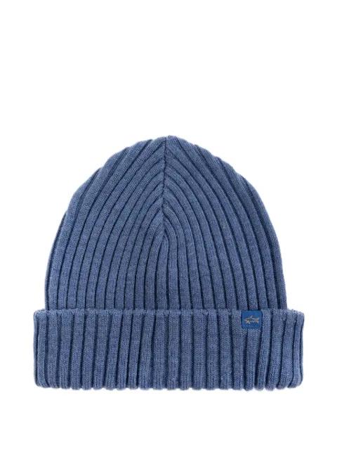 ribbed wool beanie by PAUL&SHARK