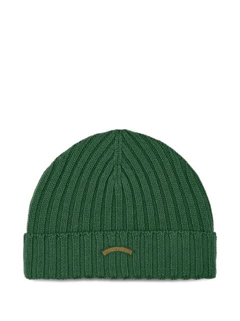 ribbed wool beanie by PAUL&SHARK