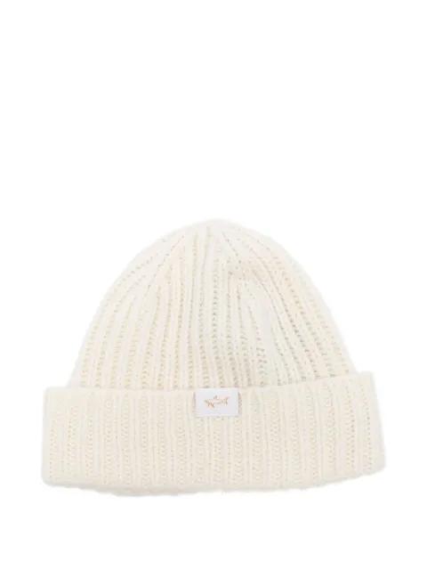 ribbed wool-blend beanie hat by PAUL&SHARK