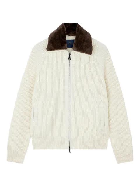 ribbed zip-up sweater by PAUL&SHARK
