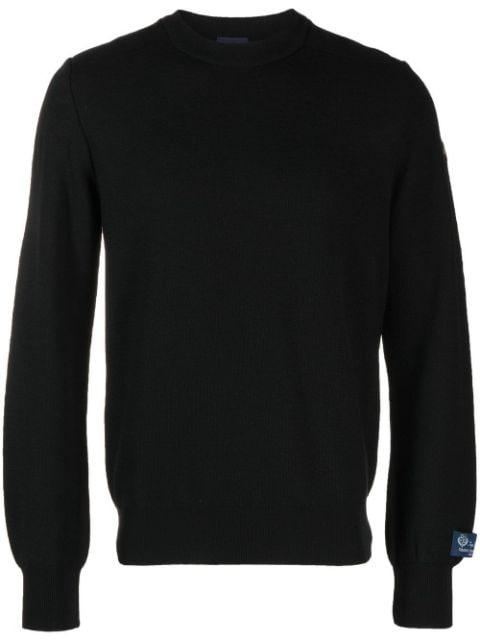 round-neck knitted jumper by PAUL&SHARK