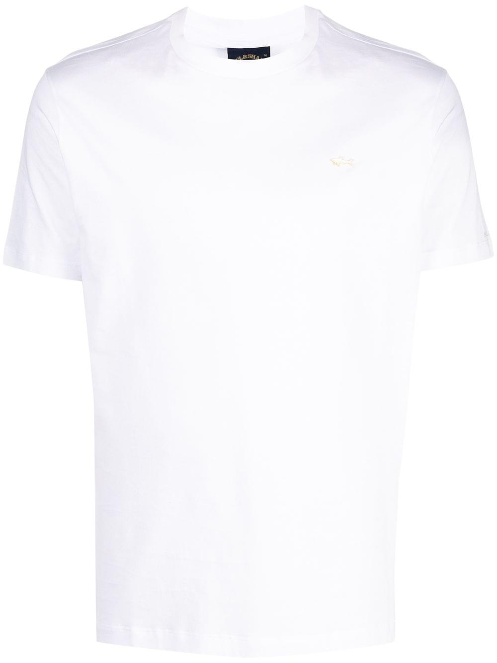 shark-embroidered T-shirt by PAUL&SHARK