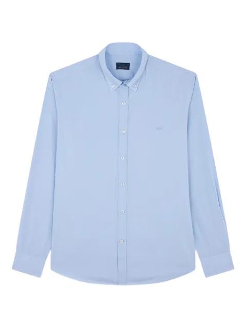 shark embroidery cotton poplin shirt by PAUL&SHARK