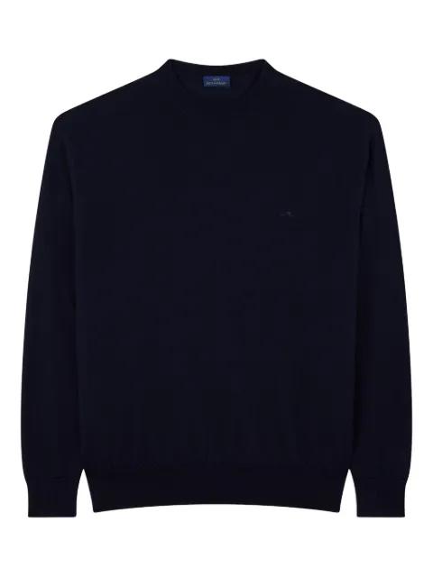 shark fin embroidery crewneck sweater by PAUL&SHARK