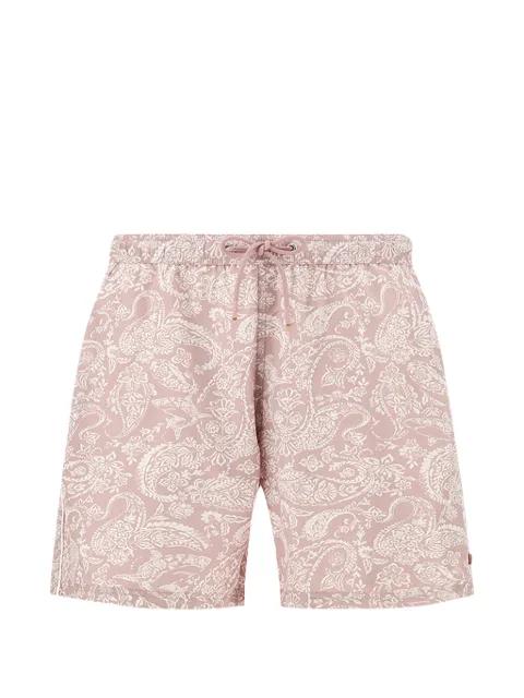 shark paisley print swim shorts by PAUL&SHARK