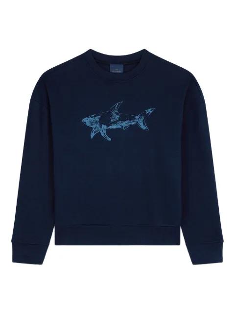 shark-print sweatshirt by PAUL&SHARK