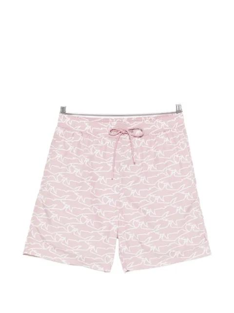 shark-print swim shorts by PAUL&SHARK