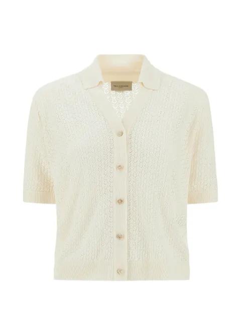 short-sleeve knit cardigan by PAUL&SHARK