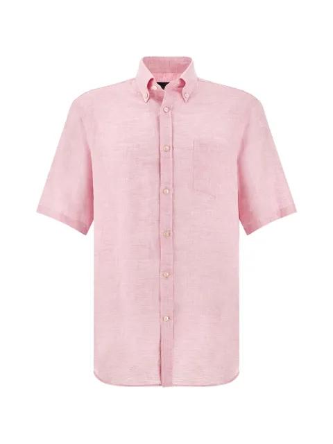 short-sleeved linen shirt by PAUL&SHARK