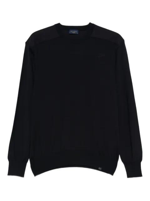 shoulder-panelled sweater by PAUL&SHARK