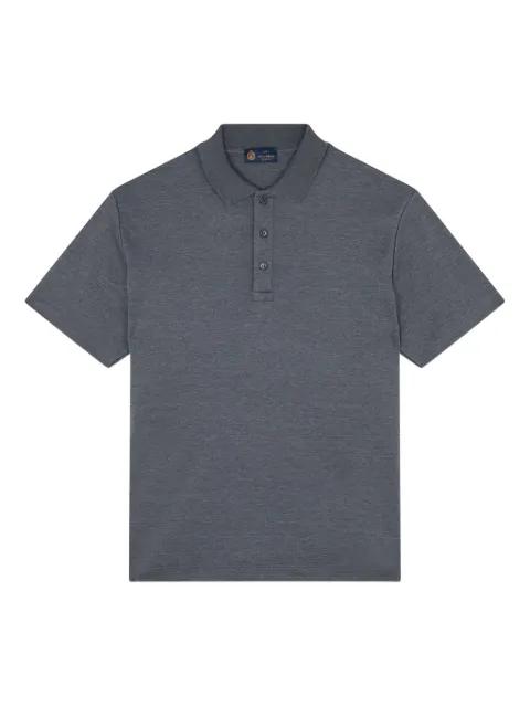 silk-blend polo shirt by PAUL&SHARK