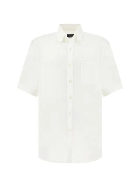 soffio short-sleeves linen shirt by PAUL&SHARK