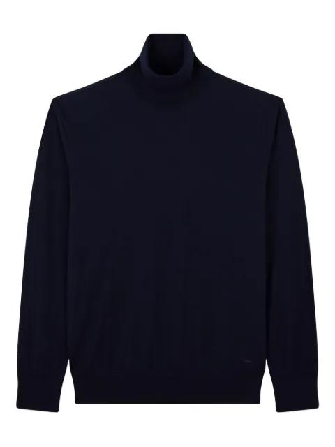 stretch turtleneck shark embroidery sweater by PAUL&SHARK