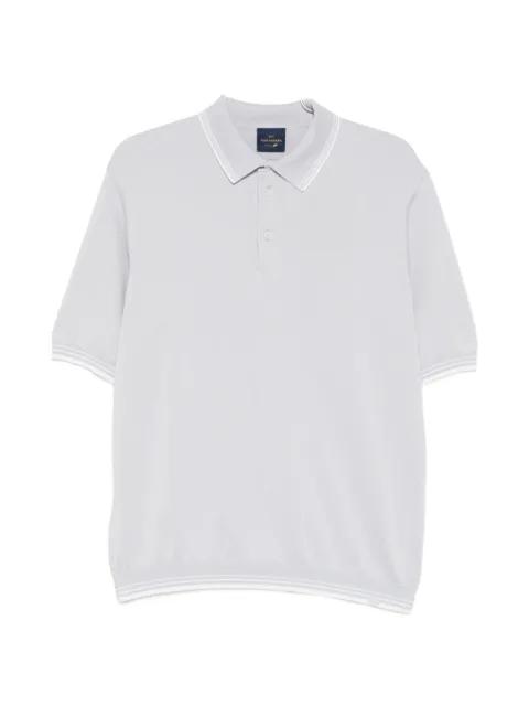 stripe-trim polo shirt by PAUL&SHARK