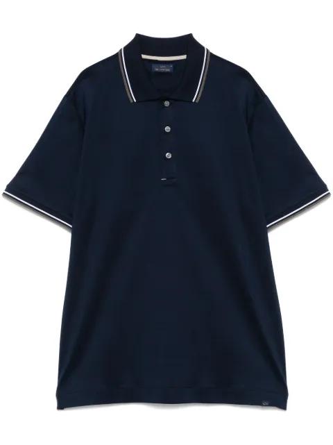 stripe-trim polo shirt by PAUL&SHARK