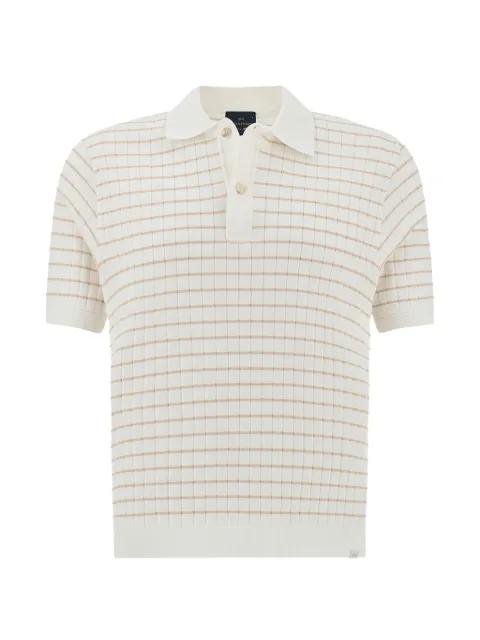 striped cotton polo shirt by PAUL&SHARK