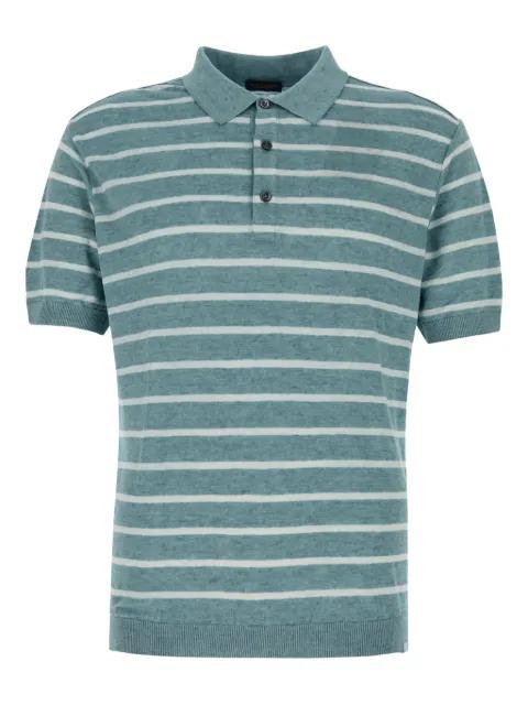 striped-detail polo shirt by PAUL&SHARK