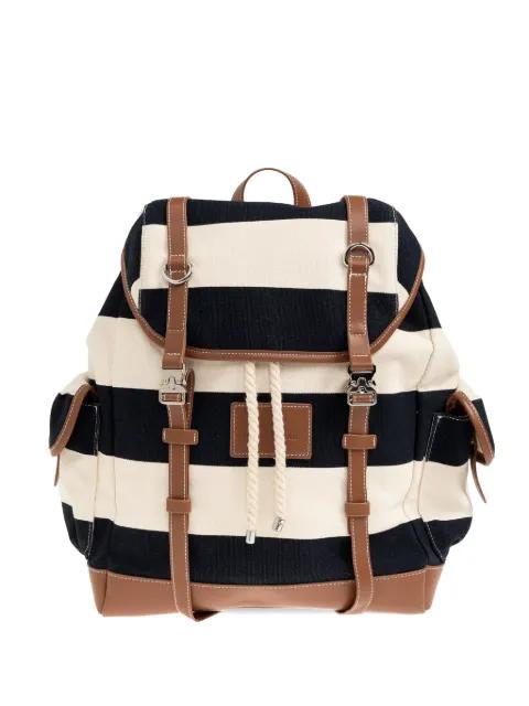 striped drawstring backpack by PAUL&SHARK