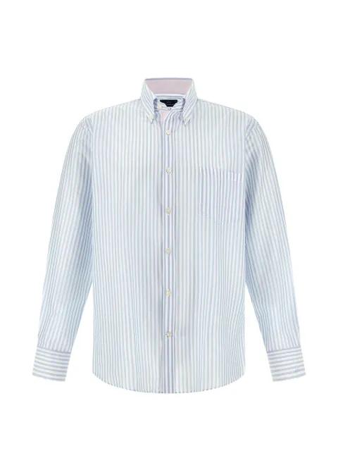 striped-pattern cotton shirt by PAUL&SHARK