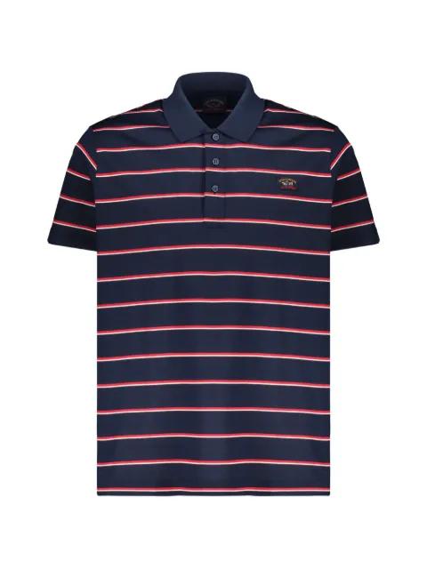striped short-sleeve polo shirt by PAUL&SHARK