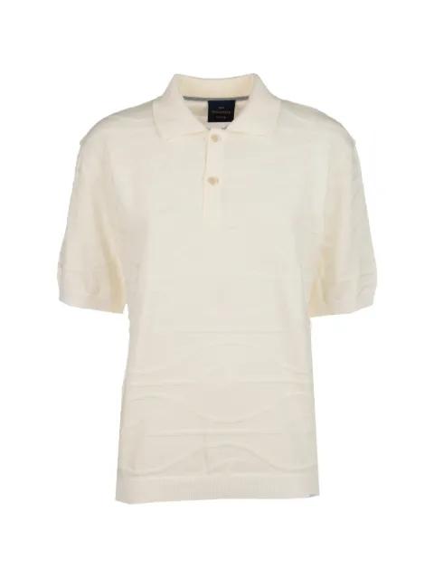textured-knit polo shirt by PAUL&SHARK