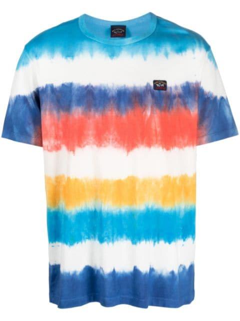 tie-dye print cotton T-shirt by PAUL&SHARK