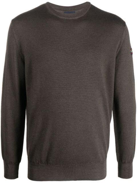 virgin wool crew neck jumper by PAUL&SHARK