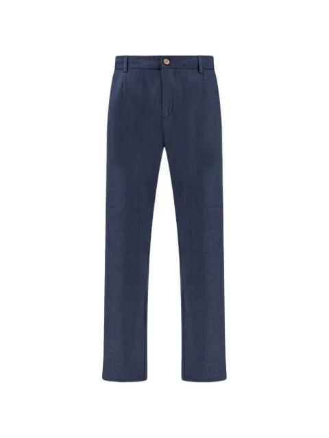 x Loro Piana Jersely® Lucca pleated chinos by PAUL&SHARK