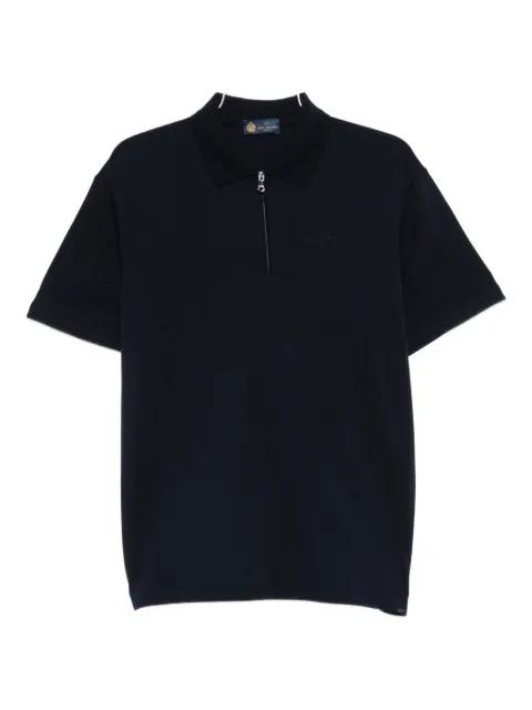 zip-neck polo shirt by PAUL&SHARK