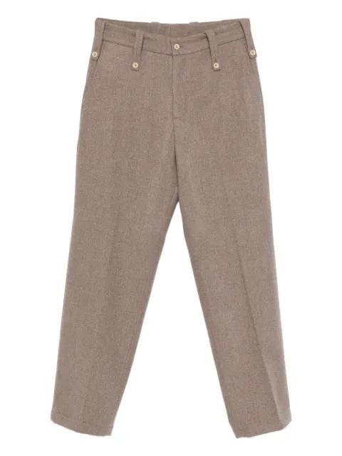 Kyros button-fastening trousers by PAURA