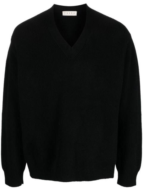 cut-out virgin wool jumper by PAURA