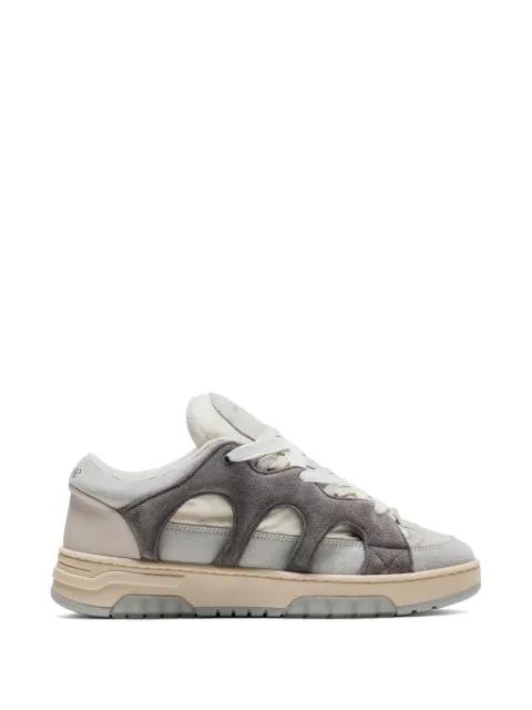 panelled cut-out sneakers by PAURA