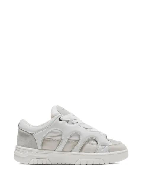 panelled cut-out sneakers by PAURA