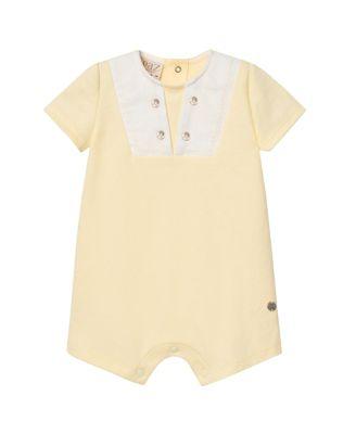 Boys' INTERLOCK Short Romper - Baby by PAZ RODRIGUEZ