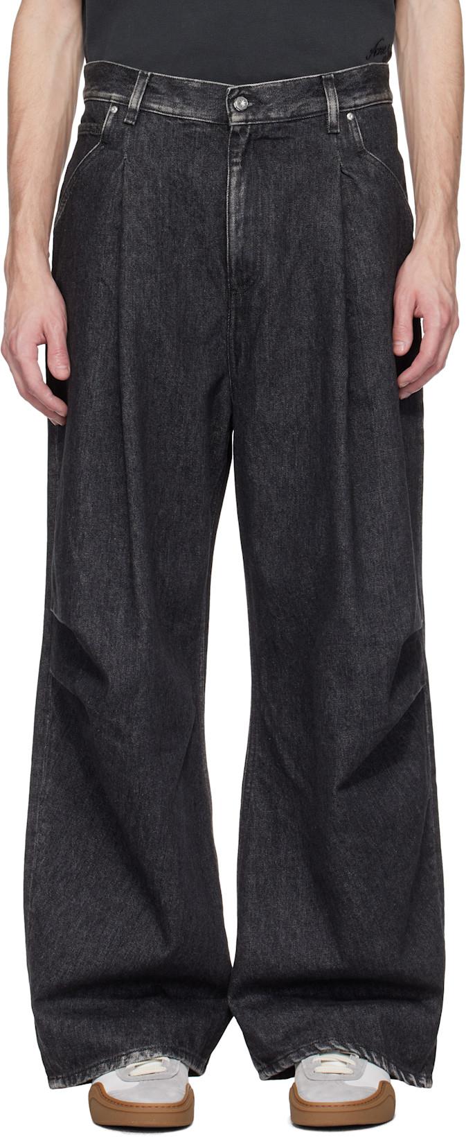 Black 'Fat Angelo' Jeans by PDF