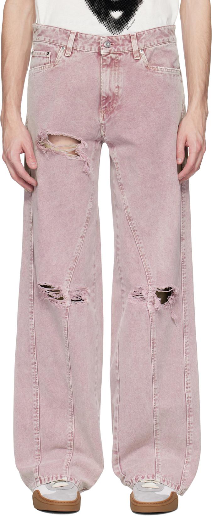 Pink 'Rich Kid' Jeans by PDF