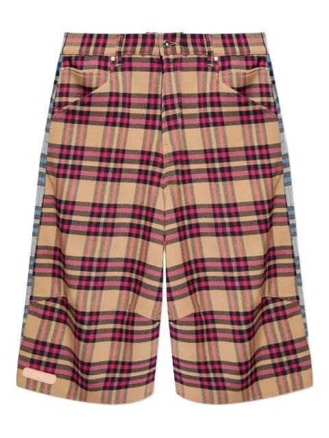 Plaid Panel Denim by PDF
