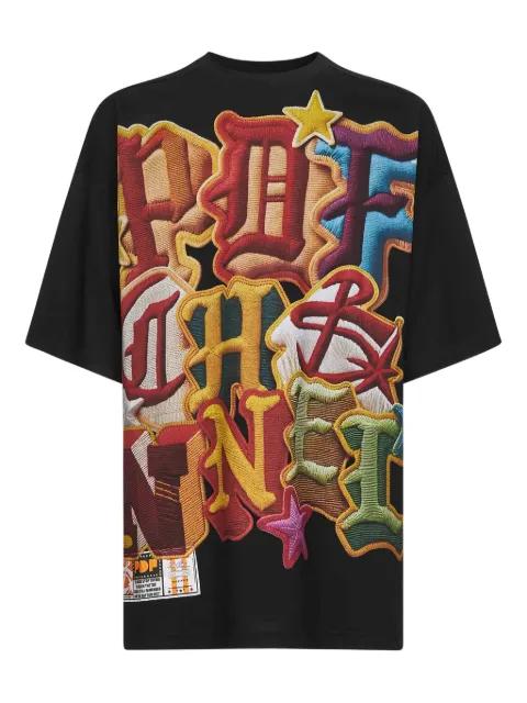 appliqué T-shirt by PDF
