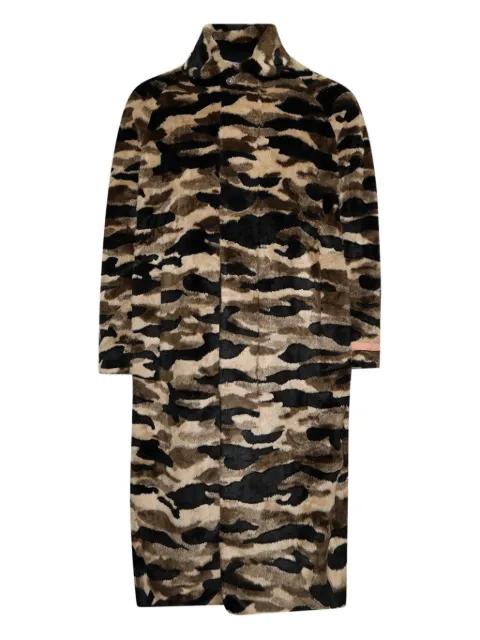 camouflage-pattern coat by PDF