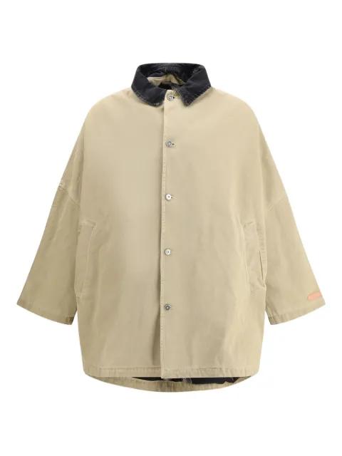 corduroy-collar jacket by PDF