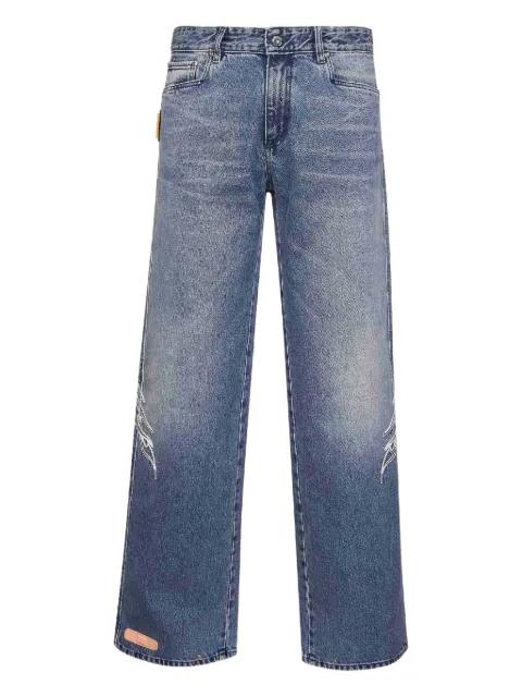 embroidered jeans by PDF