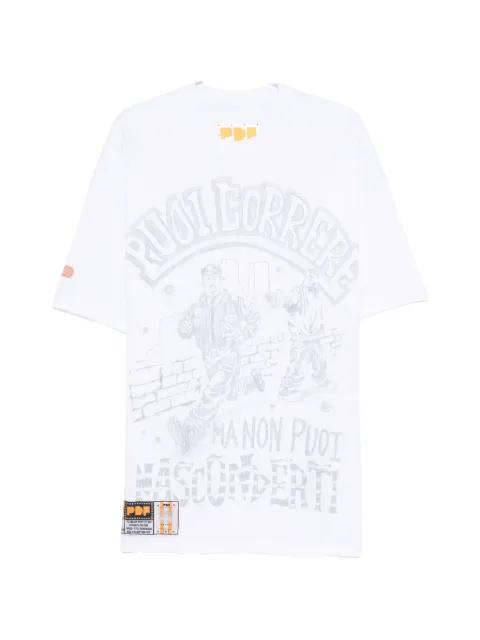 graphic print T-shirt by PDF