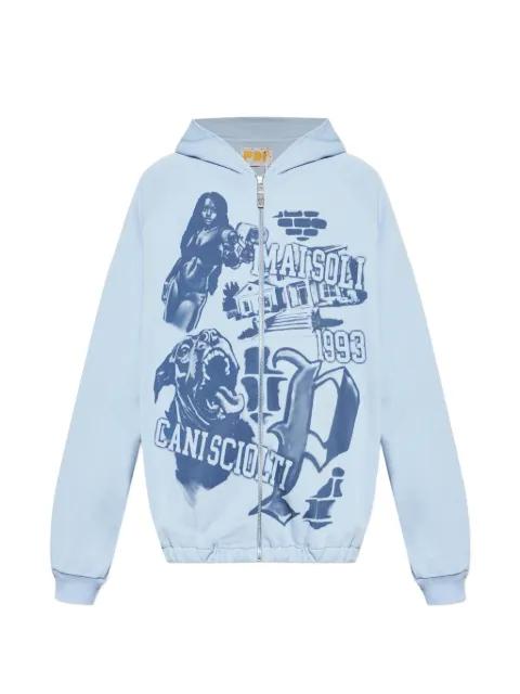 graphic-print hoodie by PDF
