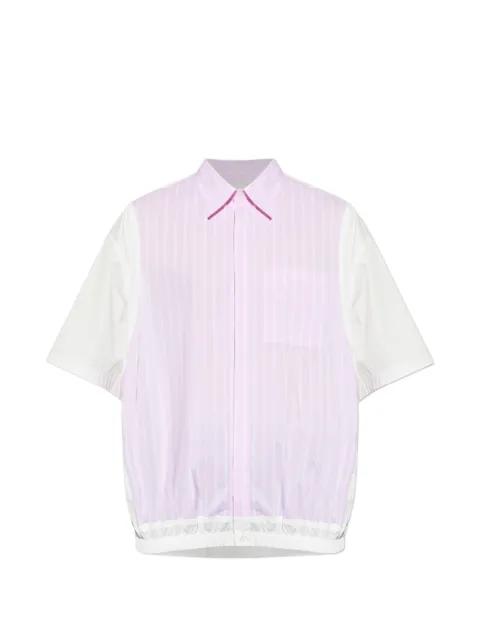 striped colour-block shirt by PDF