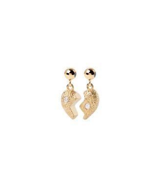 Split Heart Charm by PDPAOLA