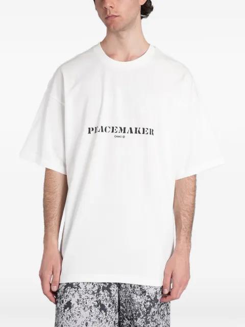 logo-print T-shirt by PEACEMAKER OAMC